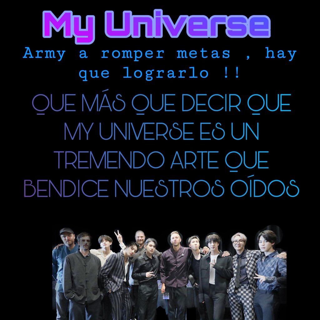 Mary__7Bangtan's tweet photo. #Army pasa tu captura de Stream
#MyUniverse #ColdplayXBTS #MyUniverse_ColdplayxBTS #ColdTanIsComing @BTS_twt https://t.co/zoLHLNIq3n