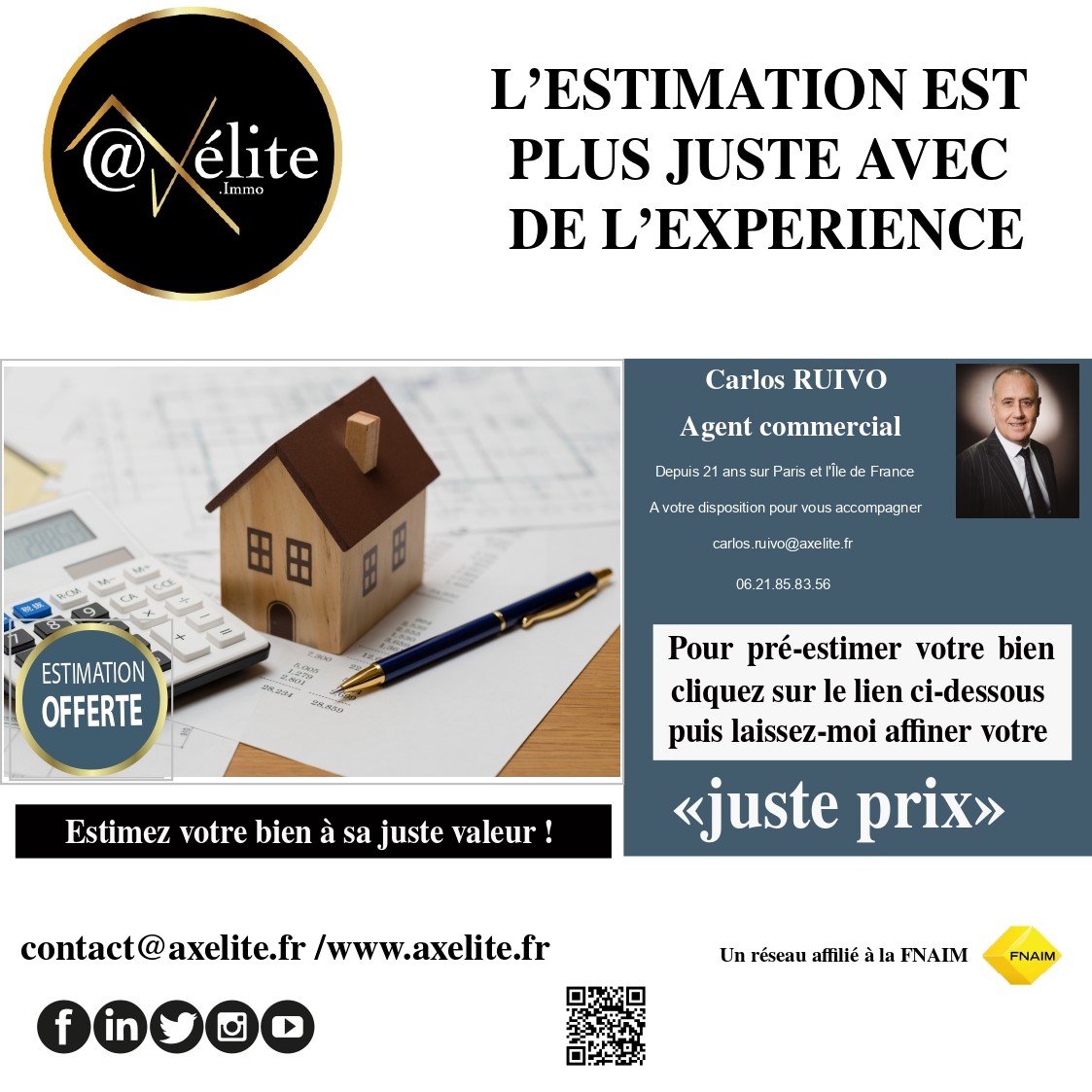 RuivoAxelite's tweet photo. L'estimation de votre bien est plus juste, avec de l'expérience !!
Pour estimer cliquer sur ce lien ! https://t.co/lWC9nW0mVn https://t.co/VjcDSHlPxb