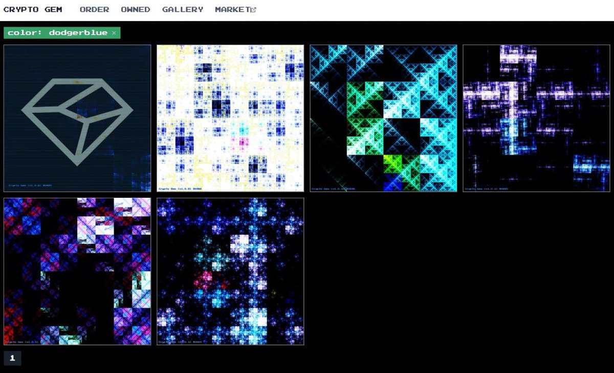 CryptoGem_NFT's tweet photo. 💎Development update:

We have added "Gallery" page to view entire collection of Gems.
Collections can be sorted with metadata.

#Arbitrum #NFT #cryptogem https://t.co/x5NgxjBNJa