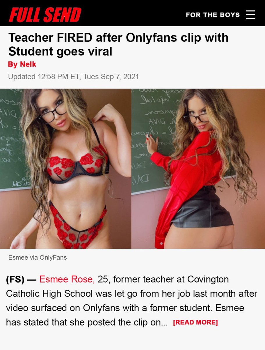 Teacher caught with student on Onlyfans.. thank me later 👀

↓
Onlyfans.com/esmeeteaches 👈🏼💦