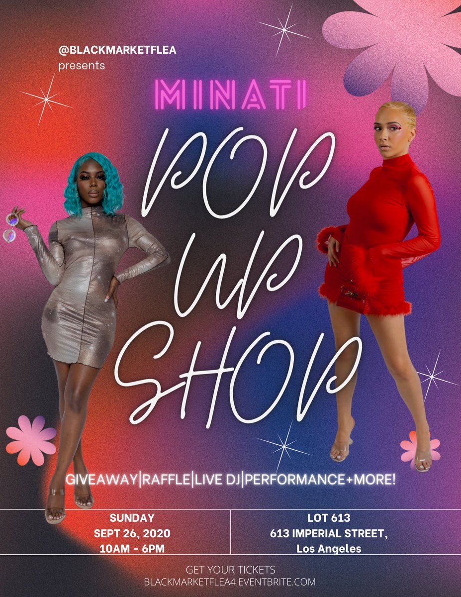 shopminati's tweet photo. #POPUPSHOP 🛍
THIS SUNDAY, LOS ANGELES 🥳🖤🛍✨ https://t.co/Xf269zMT5h