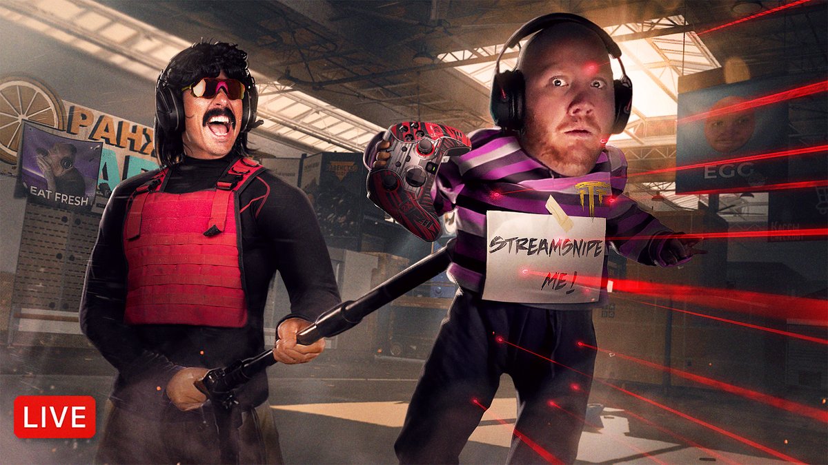 DrDisrespect's tweet photo. 🔴LIVE in 30 minutes

My very first look at the Halo Infinite PVP Battle Royale 300 man alpha beta test. 

https://t.co/ethohFJafL https://t.co/7jHums1IdL