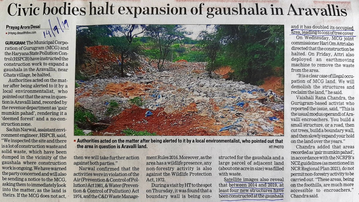 AravalliBachao's tweet photo. CITIZENS ASK 8 to #SaveOurAravallis 

Respect Supreme Court orders to demolish ALL illegal constructions in Aravallis. Plant native saplings in these areas to reclaim the forest. 
@HaryanaTweets @chkanwarpal @Dchautala @kumari_selja @SeemaTrikha_BJP 
#GlobalClimateStrike https://t.co/CncwhiBpe1