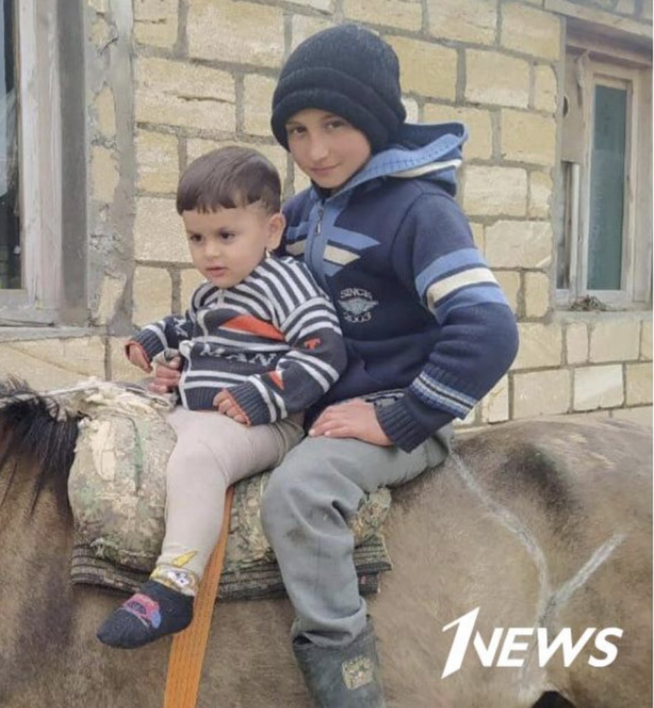 FarahG777's tweet photo. Today, the bodies of 11 yrs-old Ismat Bayramov and 21 yrs-old Ulfat Rustamov (residents of Dashkesan district) who went missing for 2 months, were found in a mined area. 

They were killed in a landmine explosion on the border of the Goygol &amp; Kalbajar districts.

#ArmenianCrimes https://t.co/bHi8deEHNK