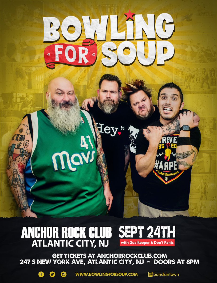 THE. SHOW. IS. FINALLY. HERE 🤩
Catch us in AC tonight w/ <a href="/DontpanicPA/">Don't Panic</a> &amp; <a href="/bfsrocks/">Bowling For Soup</a> 🤘 
See y’all at the rock show 🔥

📸: @mfloodphoto