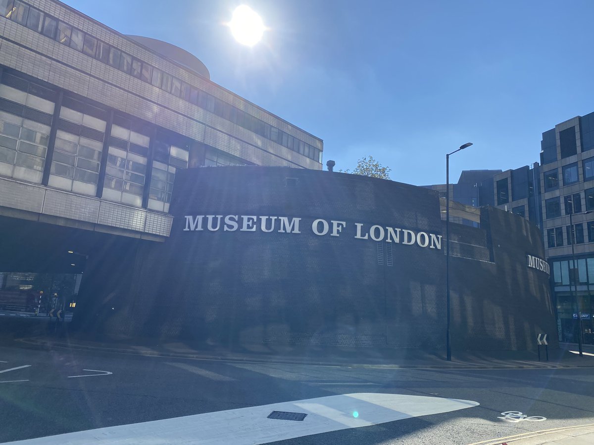 TinctureOfMuse's tweet photo. Not content with one exhibition I then went on to visit my old haunt @MuseumofLondon to see their new #LondonMakingNow exhibition #museumblogger #thread https://t.co/tDKYTEXMuL