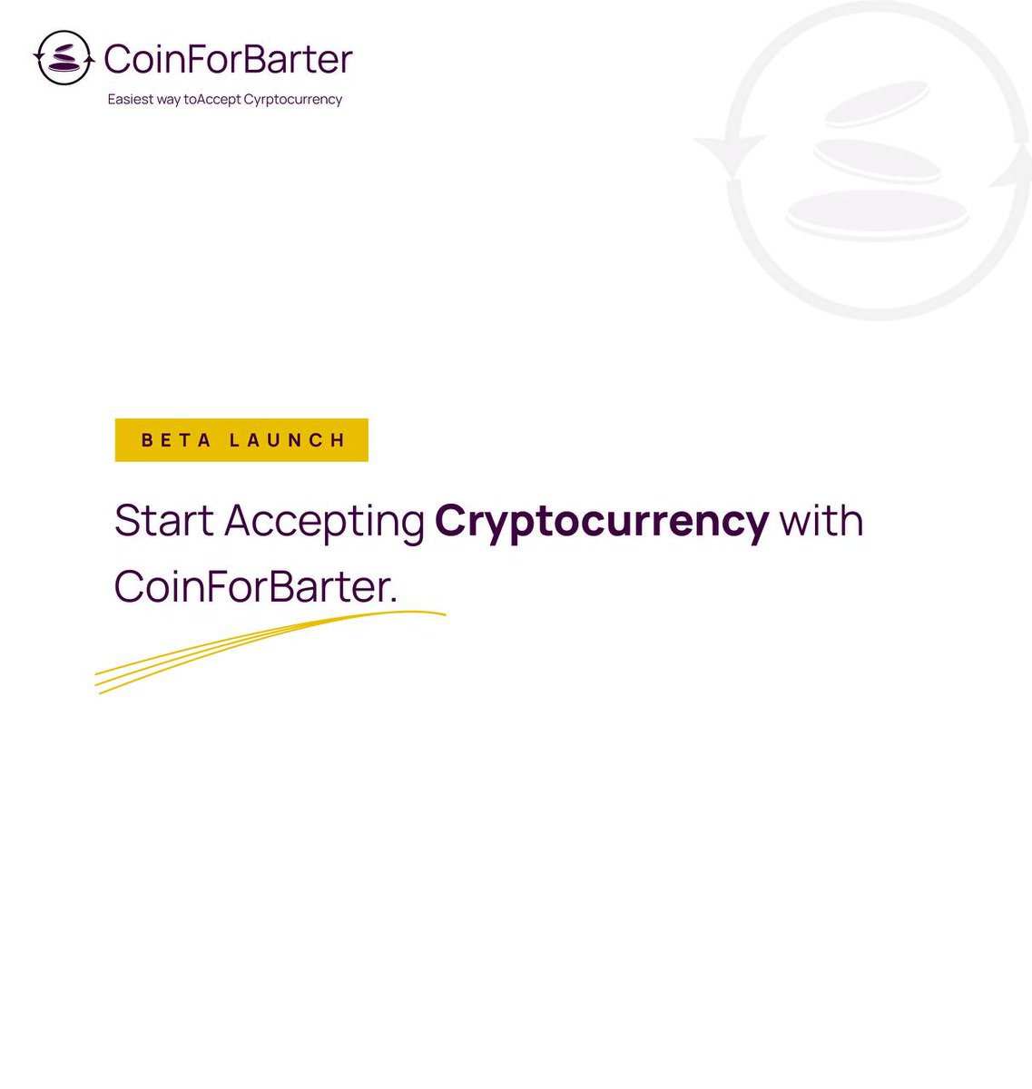 coinforbarter's tweet photo. #CoinForBarter is offering the easiest way of accepting cryptocurrency payments from customers worldwide.
We are doing this by allowing users integrate our tested and proven #crypto payments gateway into their platforms and projects.
Reliable. ✅
Scalable. ⚖️
Secure.🦺 https://t.co/oGTejztWFd