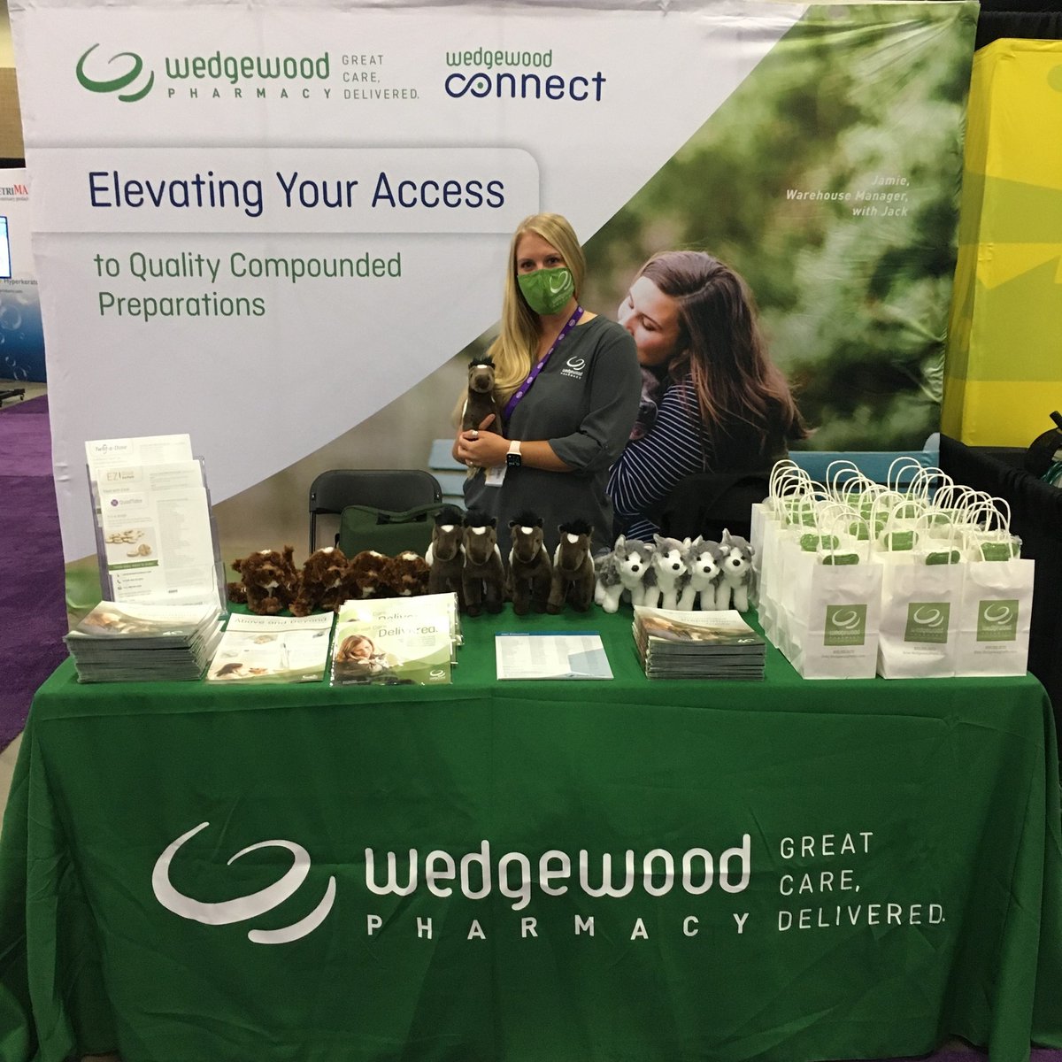 WedgewoodPetRx's tweet photo. Day 2 of Southwest Veterinary Symposium. Come see us at Booth 534 and grab some goodies! @S_W_V_S #SWVS21 https://t.co/okoxzS7KgE