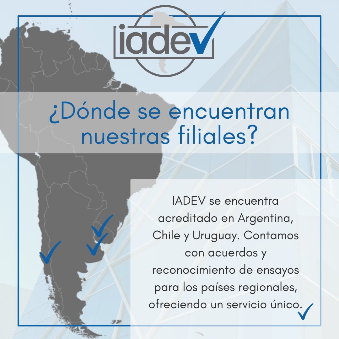 iadev_ar's tweet photo. ¿Dónde se encuentran nuestras filiales?

#Chile #Uruguay #Argentina https://t.co/InIE95h9tt
