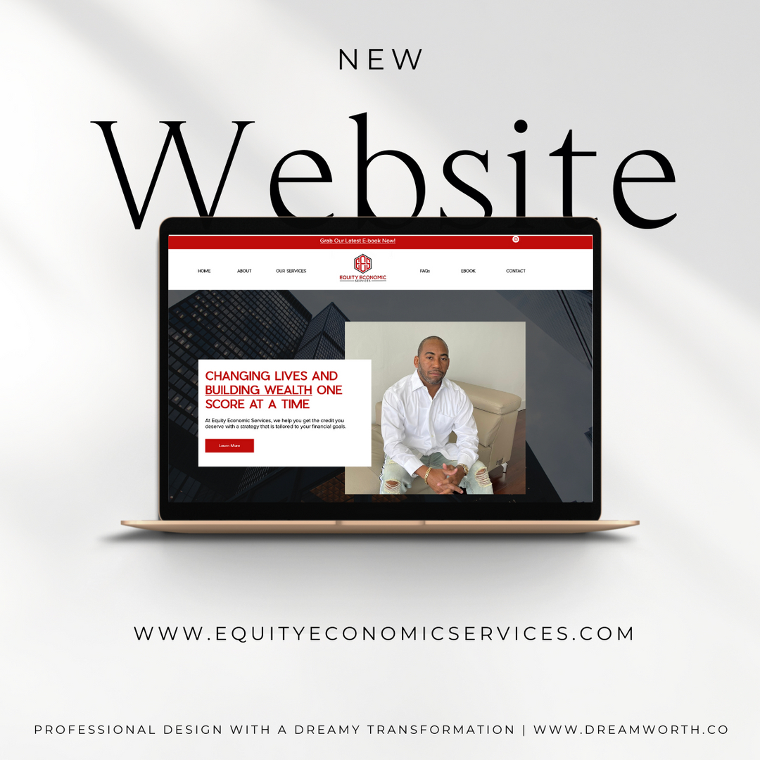 _RimTheDream's tweet image. Hey New site here 😃 #websitelaunched 🚀

Introducing Equity Economic Services 🎉

At Equity Economic Services, they help you get the financial leverage you deserve with a strategy that is tailored to your financial goals.

Check out their financial services, tradelines bus