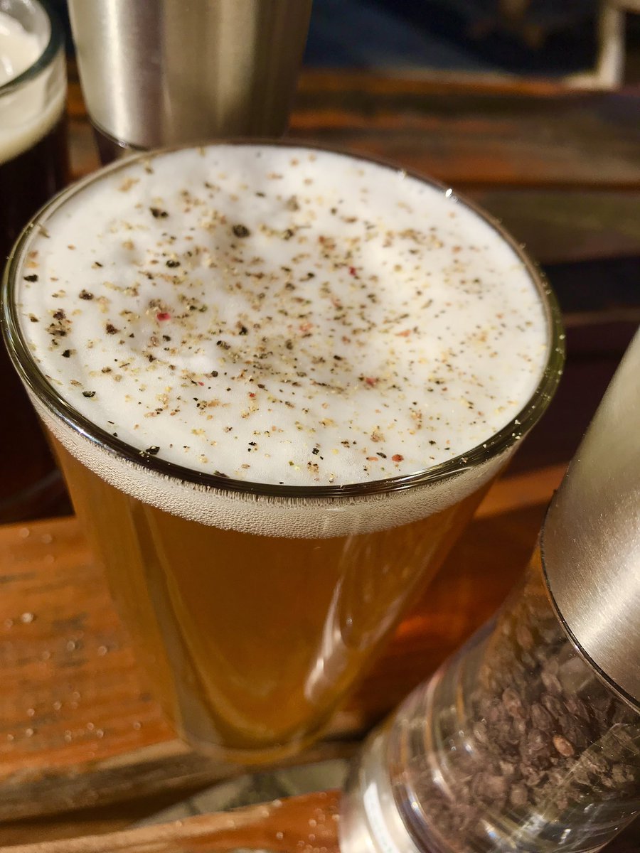 brewterrafirma's tweet photo. SunCup Lemon Wheat w/ black pepper, Fire Roasted Sweet Corn Cream Ale, Soul Butter Imperial IPA & Manitou Bourbon Bourbon Barrel Sour are just a few of what waits 4 you this weekend! #FridayMorning #BreweryTerraFirma #CraftBeer #TCMI #Beer #CraftBeerGeeks #Michigan #CherryCapital https://t.co/hzHVqieFN5
