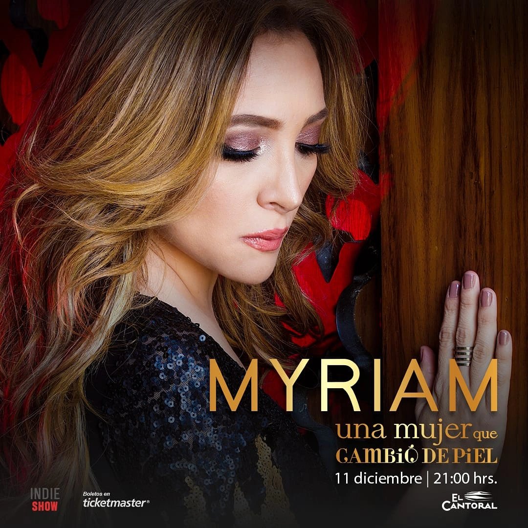MyriamMonteCruz's tweet photo. Una mujer que cambió de piel, mi concierto en @elcantoral_ para celebrar 20 años de carrera artística, accesos en @Ticketmaster_Me https://t.co/Vsdg8AzUrt