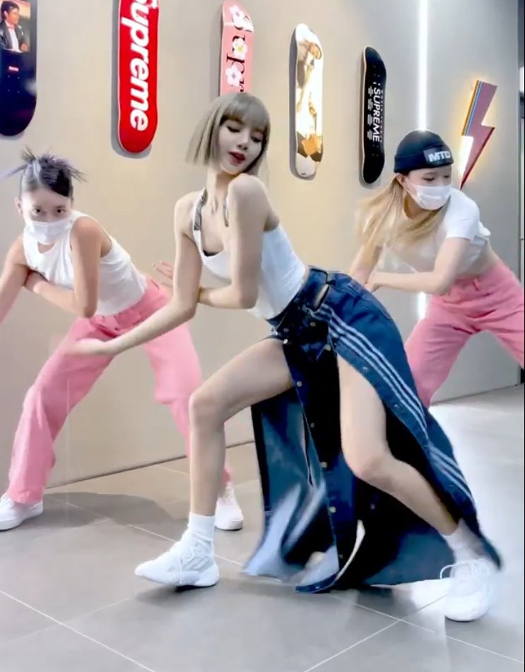 Lisa wearing denim bodysuit from ivy 