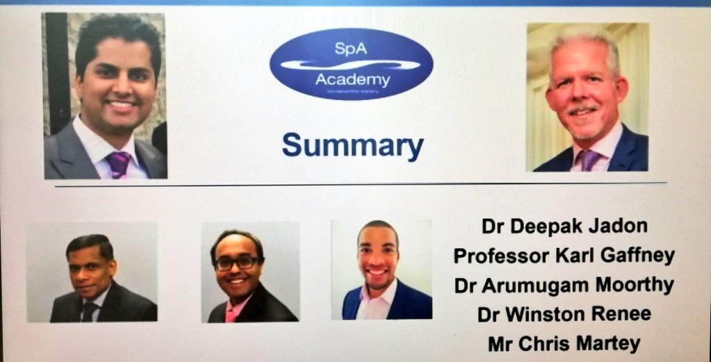 Another great <a href="/spaacademy1/">@spaacademy</a> event today 👏🏾

Thank you again to <a href="/KarlGaffney1/">Karl Gaffney</a> &amp; <a href="/deepakrjadon/">Dr Deepak Jadon</a> for the invitation; a pleasure to talk to delegates about #Physiotherapy in the management of #Spondyloarthritis, and a privilege to work alongside <a href="/moorthyarumuga2/">Arumugam Moorthy</a> &amp; Dr Renee too.