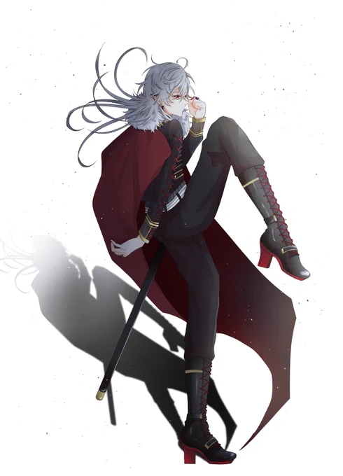 貴族衣装で蹴りの動作がみたい
足が余るくらい長いので絶対映える
#KuzuArt 