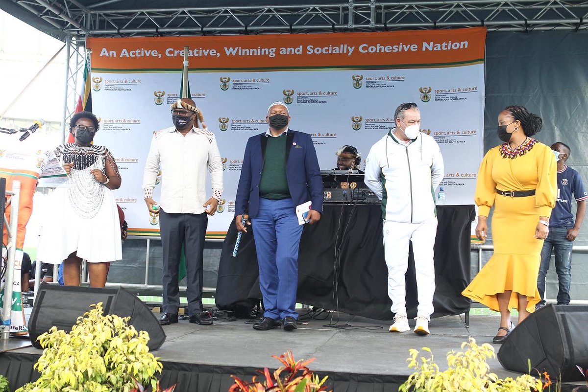 SportArtsCultur's tweet photo. The INDIGENOUS GAMES celebration has officially begun. For the next 5 days, young people from all over South Africa, will be celebrating the rich Intangible Cultural Heritage by embracing and participating in 9 Indigenous games.

#HeritageDay2021 
#MyGamesMyRootsMyPrideMyCulture https://t.co/WUEEWZfoJk