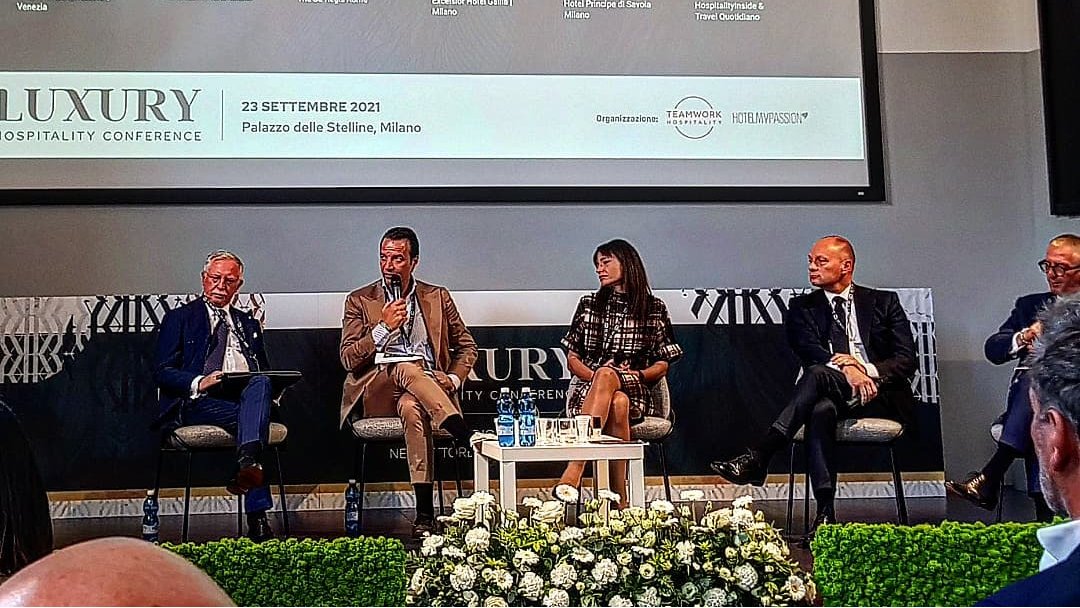 Fra i protagonisti della prima #Luxury #Hospitality Conference:

<a href="/maxpog/">Massimiliano Pogliani</a> <a href="/illycaffe/">illycaffè</a>, Michele Sambaldi #hotelilpellicano, Ezio Indiani <a href="/PrincipeSavoia/">Principe di Savoia</a> e <a href="/stefilazza/">Stefania Lazzaroni</a> #Altagamma hanno raccontato dell'importanza del #turismodialtagamma e dell'#ospitalità di eccellenza per il Paese
