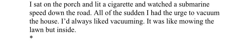 very short excerpt from a novel I’m working on called Submarines