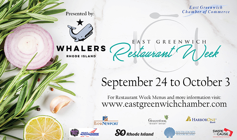 East Greenwich Restaurant Week starts today! We have a bunch of amazing menus and specials from our local restaurants, to see them all click here: eastgreenwichchamber.com/pages/2021East…