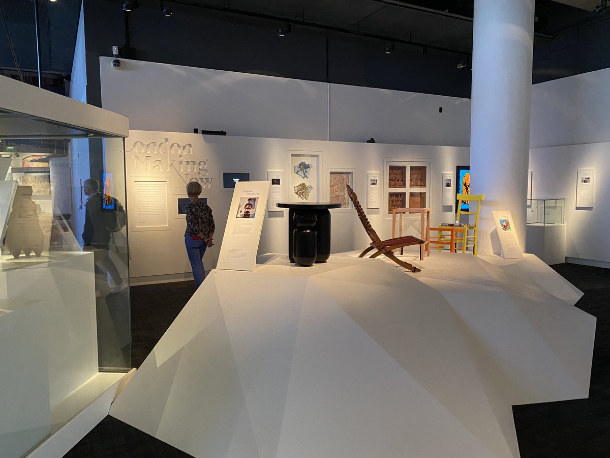 TinctureOfMuse's tweet photo. A bit of a departure for @MuseumofLondon the @artfund have supported contemporary collecting from 15 #London based artists. London’s story has always been about makers and making and the exhibition explores materials and inspiration. #LondonMakingNow https://t.co/QzV8I8nPny