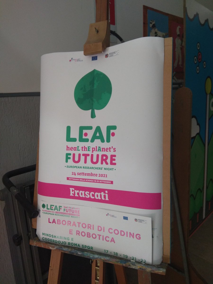 MindSharingTech's tweet image. Quasi pronti ad iniziare la nostra Notte Europea dei Ricercatori!
Chi sarà dei nostri?
@CoderDojoSPQR @FrascatiScienza
#leaf #MSCAnight #MSCActions #frascatiscienza #notteuropeadeiricercatori