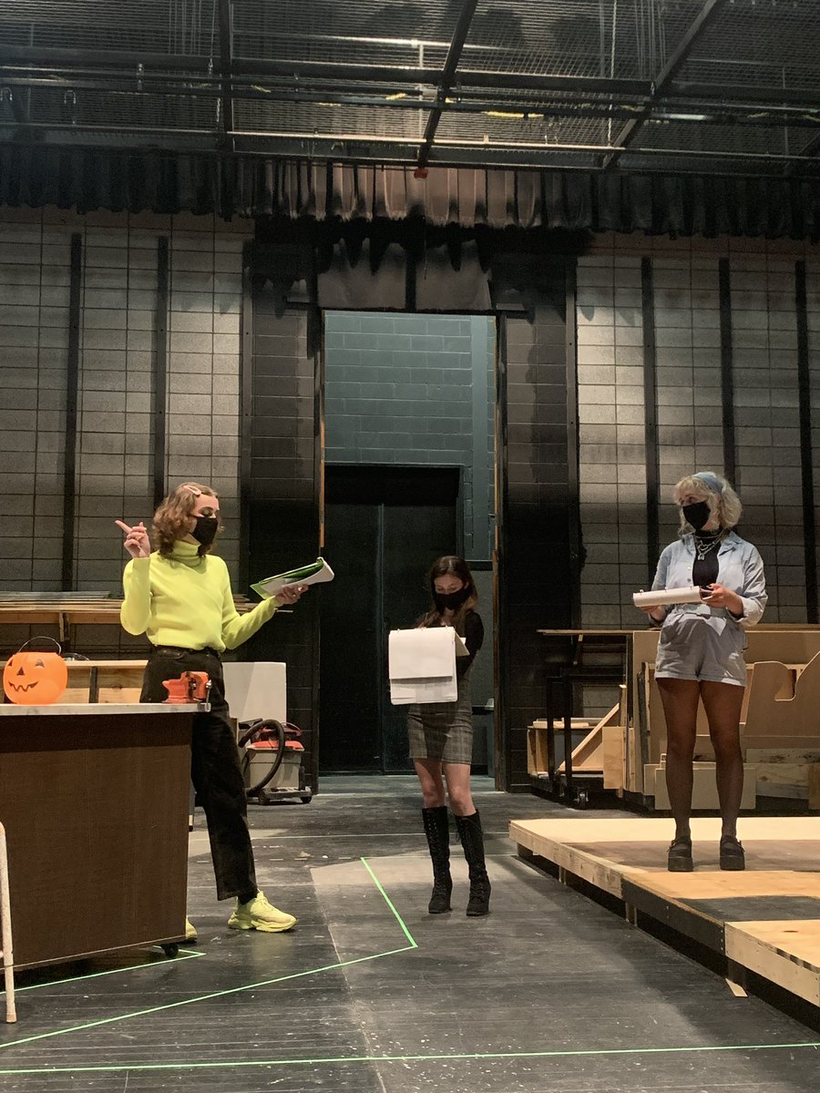 TransyTheater's tweet photo. The cast of “Exit, Pursued by a Bear” started blocking yesterday! We’re so excited to share a glimpse of our show with y’all!

You’ve got to come see this one.

#TransyTheater https://t.co/b8zGePtcAQ