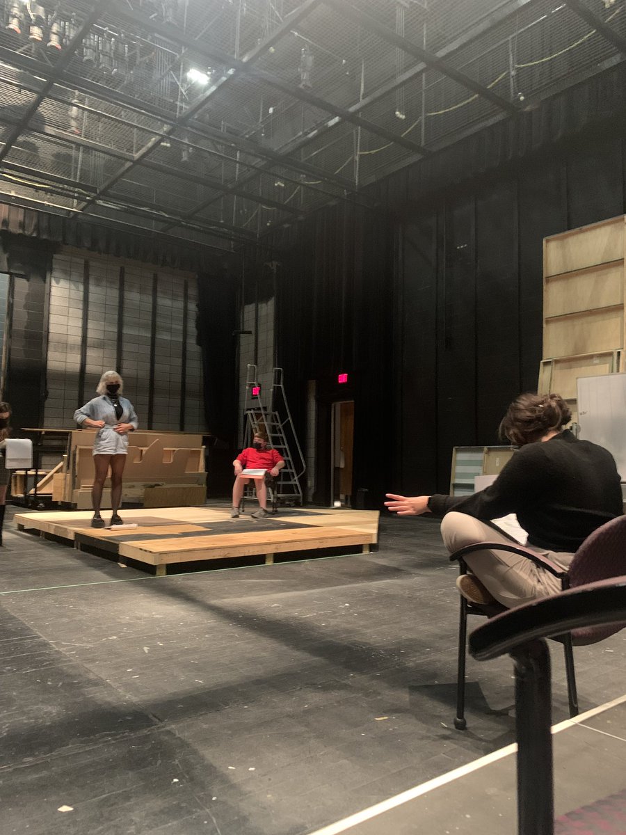 TransyTheater's tweet photo. The cast of “Exit, Pursued by a Bear” started blocking yesterday! We’re so excited to share a glimpse of our show with y’all!

You’ve got to come see this one.

#TransyTheater https://t.co/b8zGePtcAQ