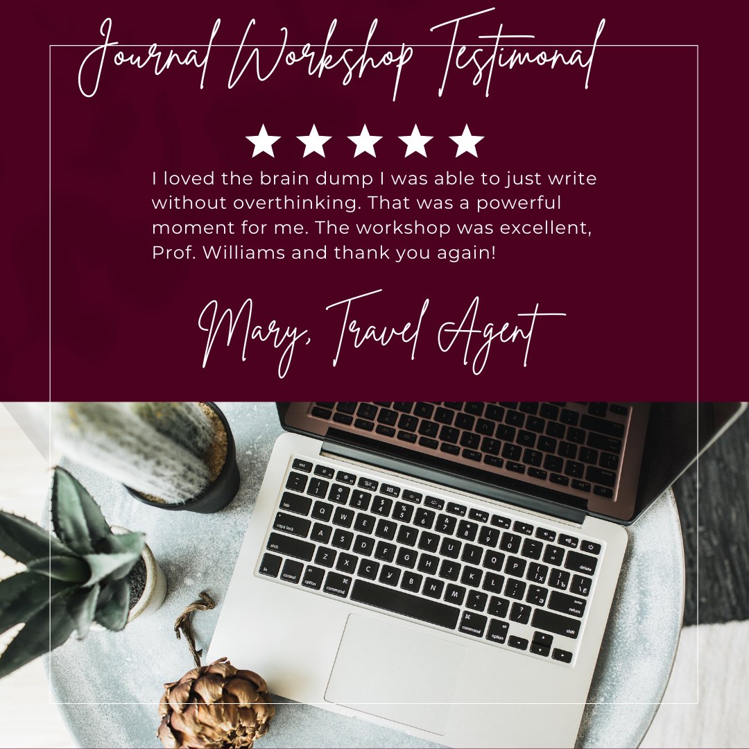 RelentlessPub's tweet photo. Check out our workshop testimonial from a travel agent who wants to publish a journal.

#GetYourWriteOn https://t.co/RWQ3HHl7uT