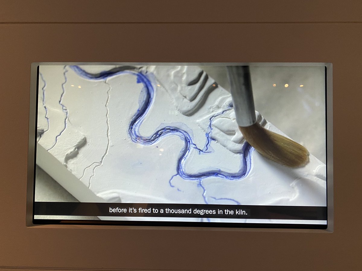 TinctureOfMuse's tweet photo. I loved Lorraine Rutt’s ceramic maps of London which echo the #Booth maps showing contemporary areas of poverty. #LondonMakingNow @MuseumofLondon https://t.co/s3WeVi9mK6