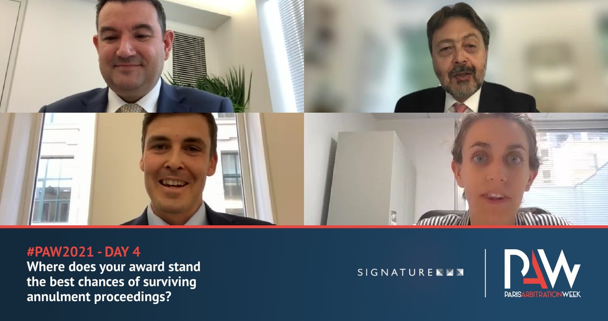 [#PAW2021] <a href="/SignatureLitLLP/">Signature Litigation</a> UK 1 – FRANCE 1: The UK #annulment judge is the hardest on the #arbitral #tribunal’s jurisdiction, but the French judge is much less tolerant of awards giving effect to corruptly obtained contracts.