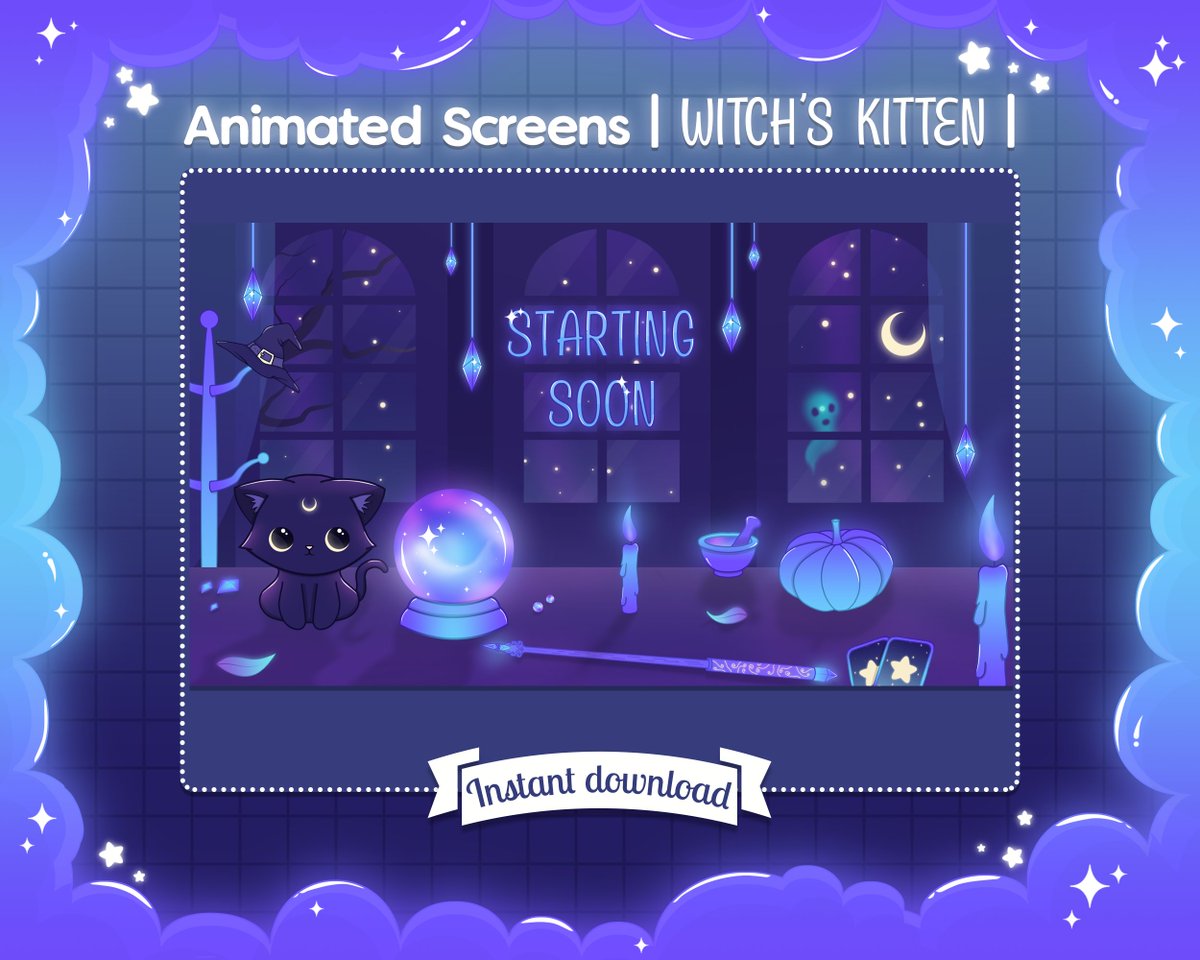 PastelSaga's tweet photo. 🎃I'm working on my first Halloween themed bundle 😍 The animated screens are already out !

#twitch #SupportSmallStreamers #stream #YouTube #art #handmade #cute #kawaii #vtuber #VTuberUprising  #streamer #cat #kitten #Halloween https://t.co/qplvqw0nDm
