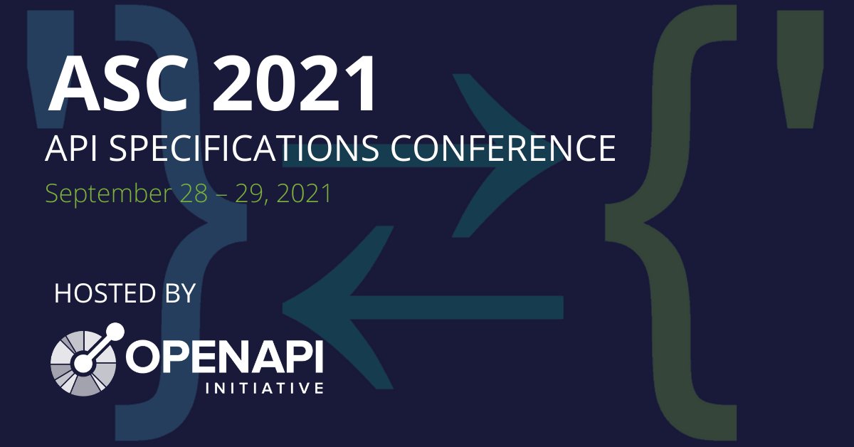 Interested in the evolution of #API tech? Join an open discussion about <a href="/AsyncAPISpec/">AsyncAPI Initiative</a> and what it will look like in the future with <a href="/getpostman/">Postman</a>'s Fran Méndez, <a href="/IBM/">IBM</a>'s <a href="/dalelane/">Dale Lane (inactive)</a>, and Solace's <a href="/JesseMenning/">Jesse Menning</a> &amp; @damaru_inc. 

Only at <a href="/OpenApiSpec/">OpenAPI Specification</a>'s ASC 2021: bit.ly/3i1W9Bp