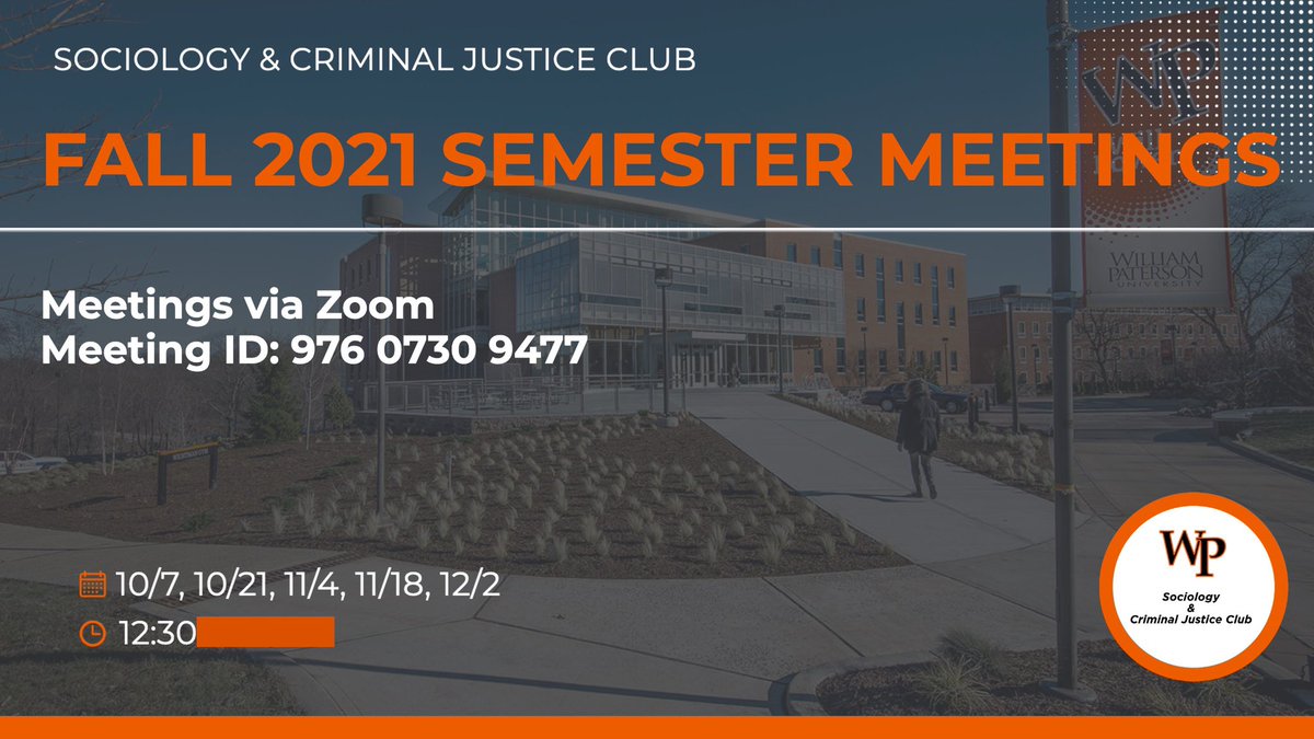 IMPORTANT!!! Fall 2021 Semester Meetings Dates 🟠⚫️