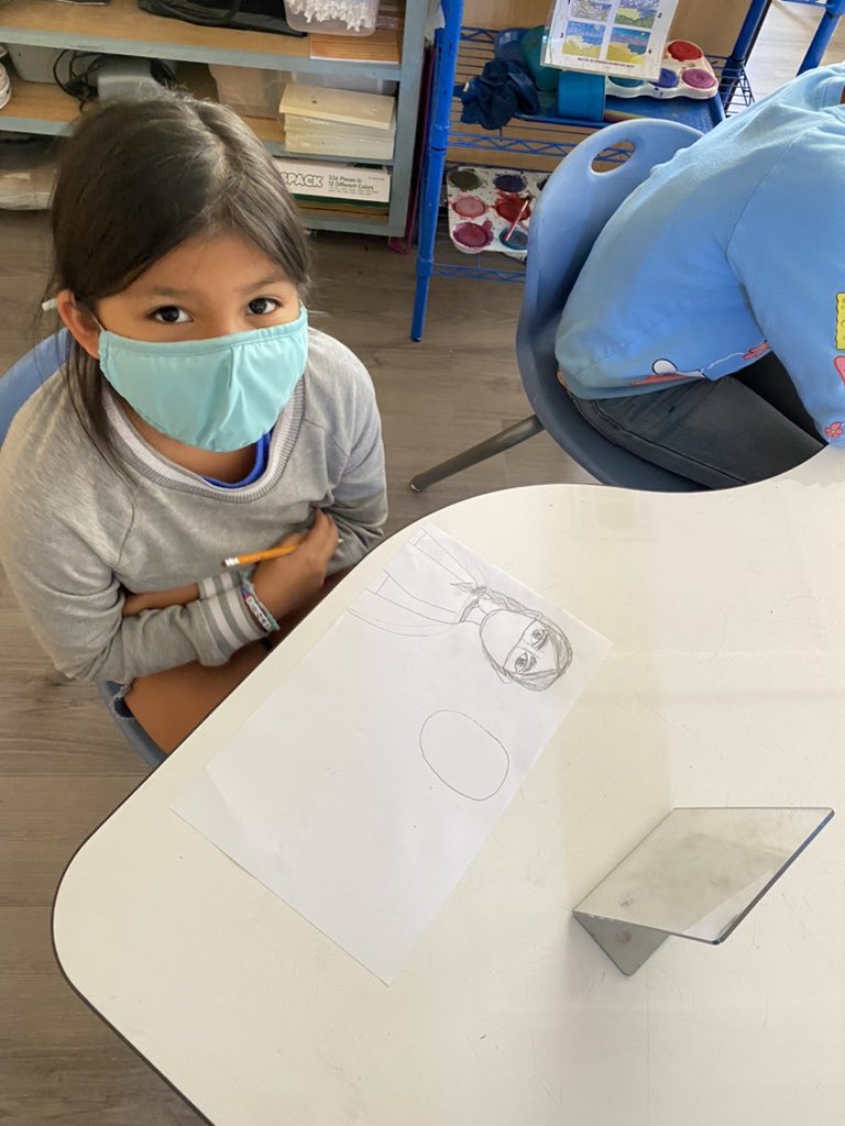 In the art room! <a href="/mcwredhawks/">Williams Elementary</a>