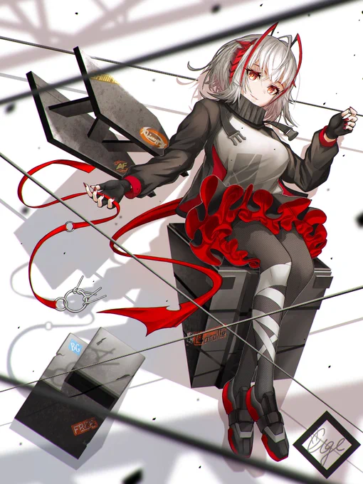 おつかれさまですー(●'ω`●)アークナイツからWさんを描いてみましたーこのキャラを見てアークナイツやろう!って思ったキャラでしたので特に思い入れがあるんですけどデザインが秀逸なんですよね( ⁎ᵕᴗᵕ⁎ )皆さんにも好きになって欲しいなぁ(*'ω`*)#アークナイツ #W 