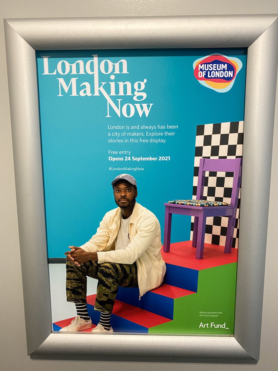 TinctureOfMuse's tweet photo. #free and on till early 2022 #LondonMakingNow is a great way to find new inspiring artists to follow that shows London as a vibrant, creative place steeped in the history and makers of past generations. @MuseumofLondon @artfund https://t.co/Kld0wn63KB