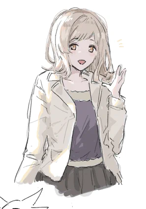 🦐さんの絵茶で描かせていただきました真乃 