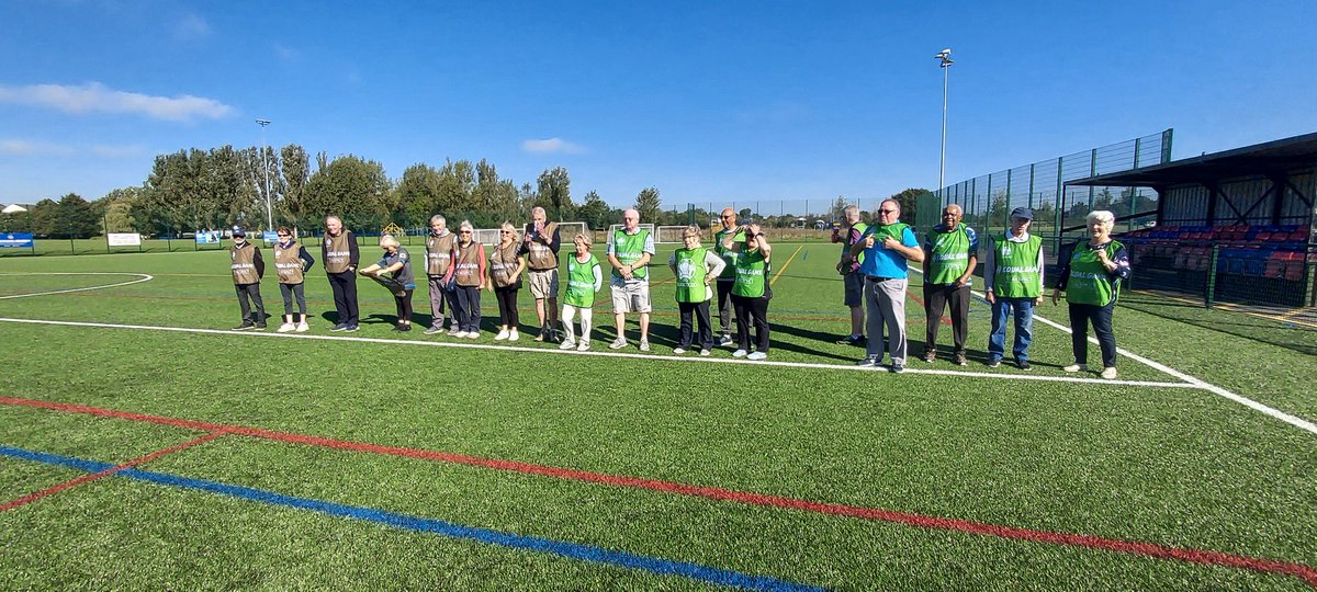 The amazing award winning #forgetmenotfc initiative <a href="/middxfa/">Middlesex FA ⚽️</a> today. Supporting people with dementia, they could do with some sponsorship to help to pay the pitch every fortnight. Mick, John &amp; Sue, I'm humbled to know such selfless people like you <a href="/Amblers1212/">Uxbridge Amblers FC</a> <a href="/DementiaFriends/">Dementia Friends</a>