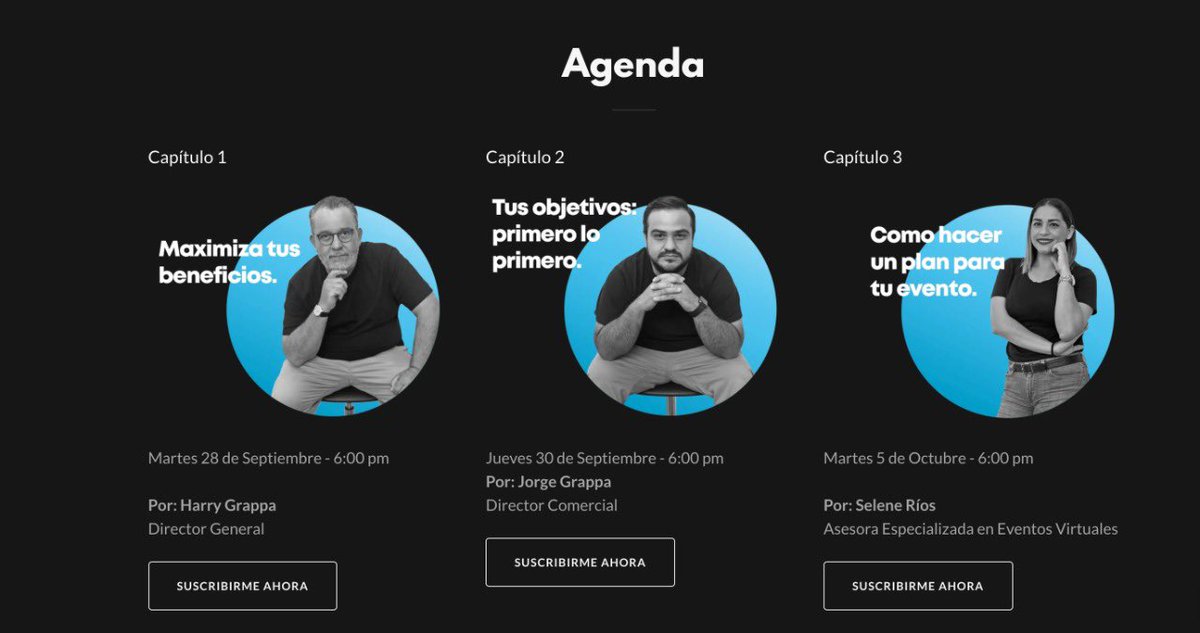 harrygrappa's tweet photo. ¿Estas list@ para llevar tu eventos virtuales al siguiente nivel y maximizar tus beneficios? Suscríbete a la #MiniSerieCRI aquí sin costo. https://t.co/hW6Sfak4Vs https://t.co/bED4yrxfFn