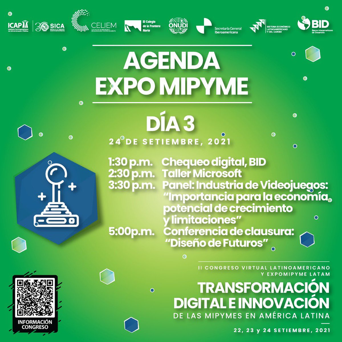 icap_1954's tweet photo. #EnVivo nuestro colega Óscar Quesada Madriz modera la 3er Charla Magistral donde participa Petra Schwager @UNIDO en el 3erdía del II Congreso y Expo MiPyme Latam
#EnVivoYDirecto https://t.co/5BacrWYxP9
#iicongresovirtuallatinoamericano #expomipyme #ICAP #ElColef https://t.co/Mbe3uFQRww