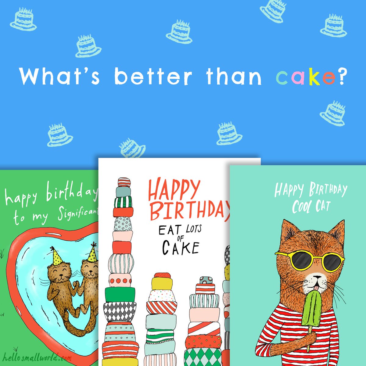 HSWpaper's tweet photo. A birthday sale! 🎂

It's our 10 year birthday since starting Hello Small World and we wouldn't be here without you guys. To celebrate we're giving you 15% off EVERYTHING! Use code 10thbday at checkout at https://t.co/EZ4XoB9NRZ or our Etsy shop. Sale ends 10/1/2021. https://t.co/2kLqF5IF5l
