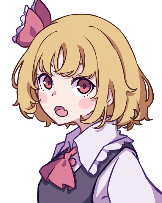 #深夜の真剣お絵描き60分一本勝負 
ルーミア 