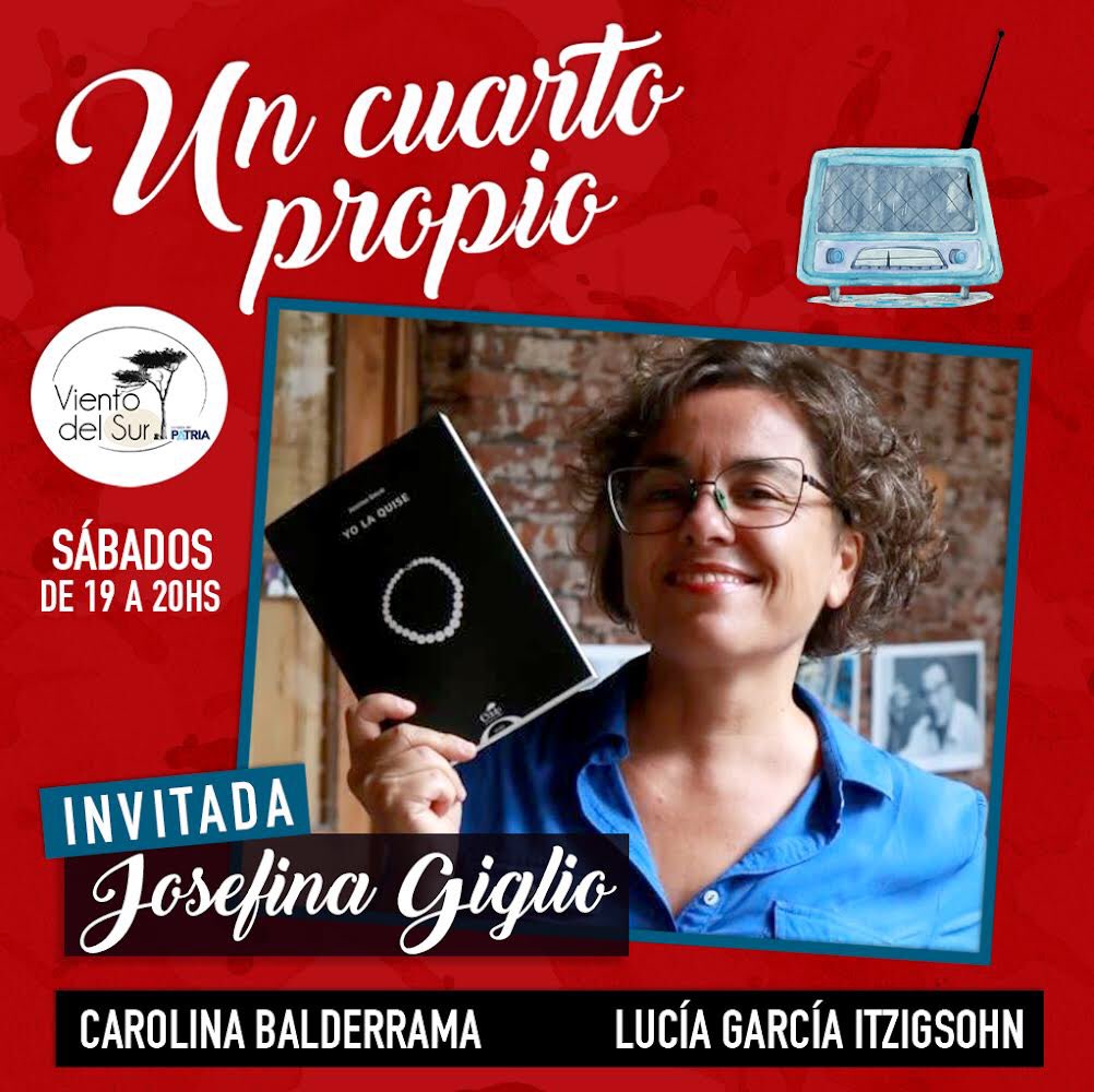 UnCuartoPropio_'s tweet photo. 📌Este sábado 25 de septiembre de 19 a 20hs @jotagiglio por #VientodelSur la @RadioDelPatria @inst_PATRIAar 

Les esperamos!
🌸🌺🌻💐
Con la conducción de @Carobal y
@Lucia_GI 
La producción de @jaeldenise 

#josefinagiglio  #InstitutoPatria https://t.co/yKAn5fb8pD