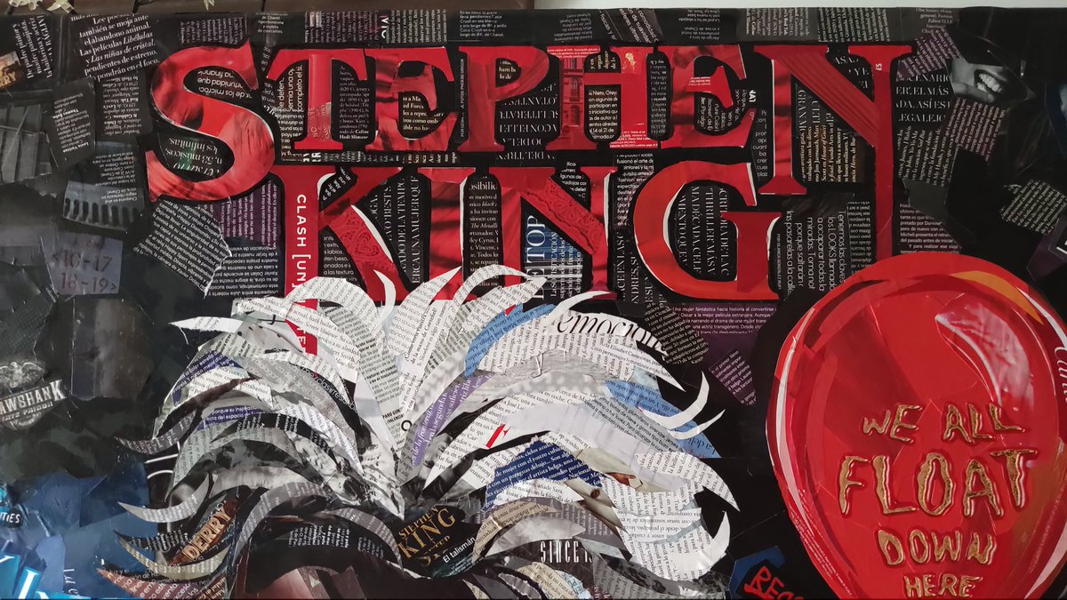 Stephen King Collage. Happy 74th Birthday!. Mi personal homenaje al Rey SK. <a href="/StephenKing/">Stephen King</a> <a href="/lectores_king/">Lectores Constantes de Stephen King 🎈</a> <a href="/StephenKingEsp/">Stephen King España</a> <a href="/ClubSTEPHENKING/">Club Stephen King 🎈</a> <a href="/Stephenkingesp2/">Stephen King España 🪓🔥</a> <a href="/skdotcom_news/">StephenKing.com</a> <a href="/LeerStephenKing/">Leer Stephen King</a> #StephenKing #collage #collageartwork #JoseMontal #tributo