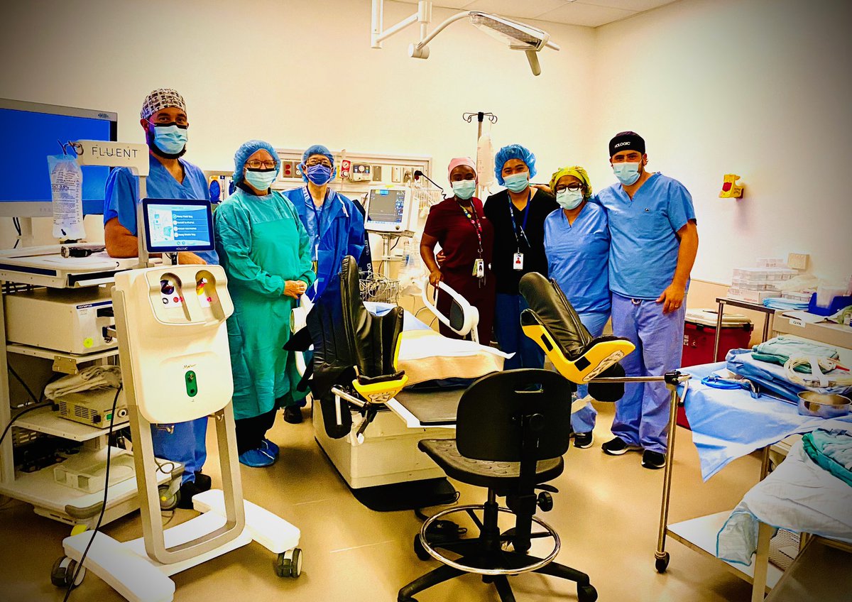 HRHealth_'s tweet photo. Today, we welcome our first group of patients to our outpatient hysteroscopy suite! Truly a game changer to address surgical backlog by moving minor procedures to clinic settings &amp; creating a one stop shop for women with abnormal uterine bleeding. @hologic @ConnorBlair19 https://t.co/Pr1lc2ode3