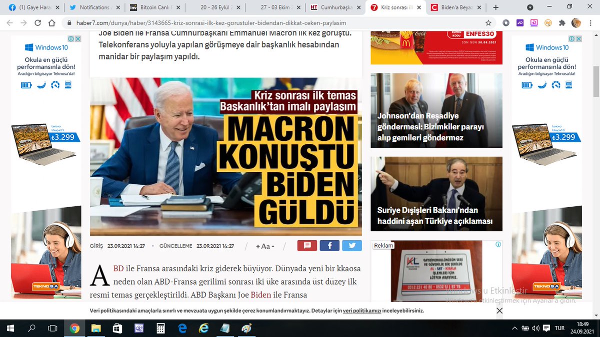 mediacat25's tweet photo. Cumhurbaşkanı #Erdoğan, "Daha önce hiçbir #ABD Lideriyle bu durumu yaşamadım.." Acaba Ne Demek İstedi? #Biden İnsan gibi değil bir #Robot gibi..İsrail Başbakanı ile görüşürken pili bitmiş robot gibi #Uyku #Moduna geçiyor..Sakın Biden #Klon olmasın! 🙂 https://t.co/sPgUe5LBzE https://t.co/PFoVmBFize