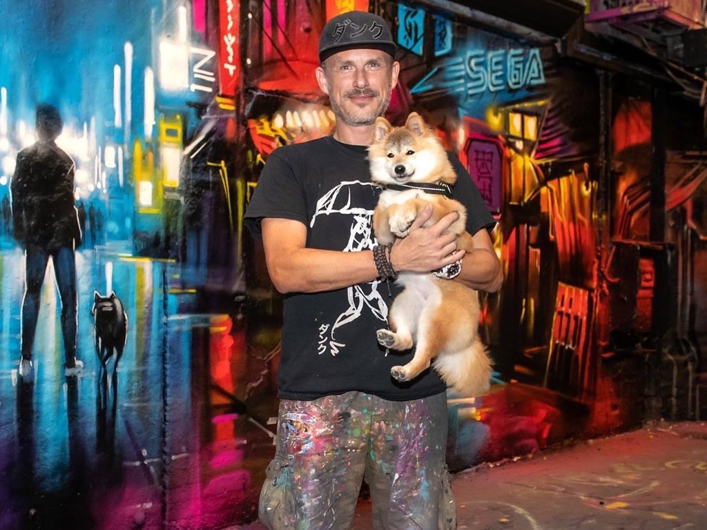 DanKitchener's tweet photo. My mural in Leake Street, London is now complete and is to celebrate the release of ‘Lost Judgment’ game by SEGA which is released today!! It’s an interactive neon mural so pop along and get a selfie ! #lostjudgmentmural #lostjudgment #sega #loop #loopcolors https://t.co/qeihOKaIjb