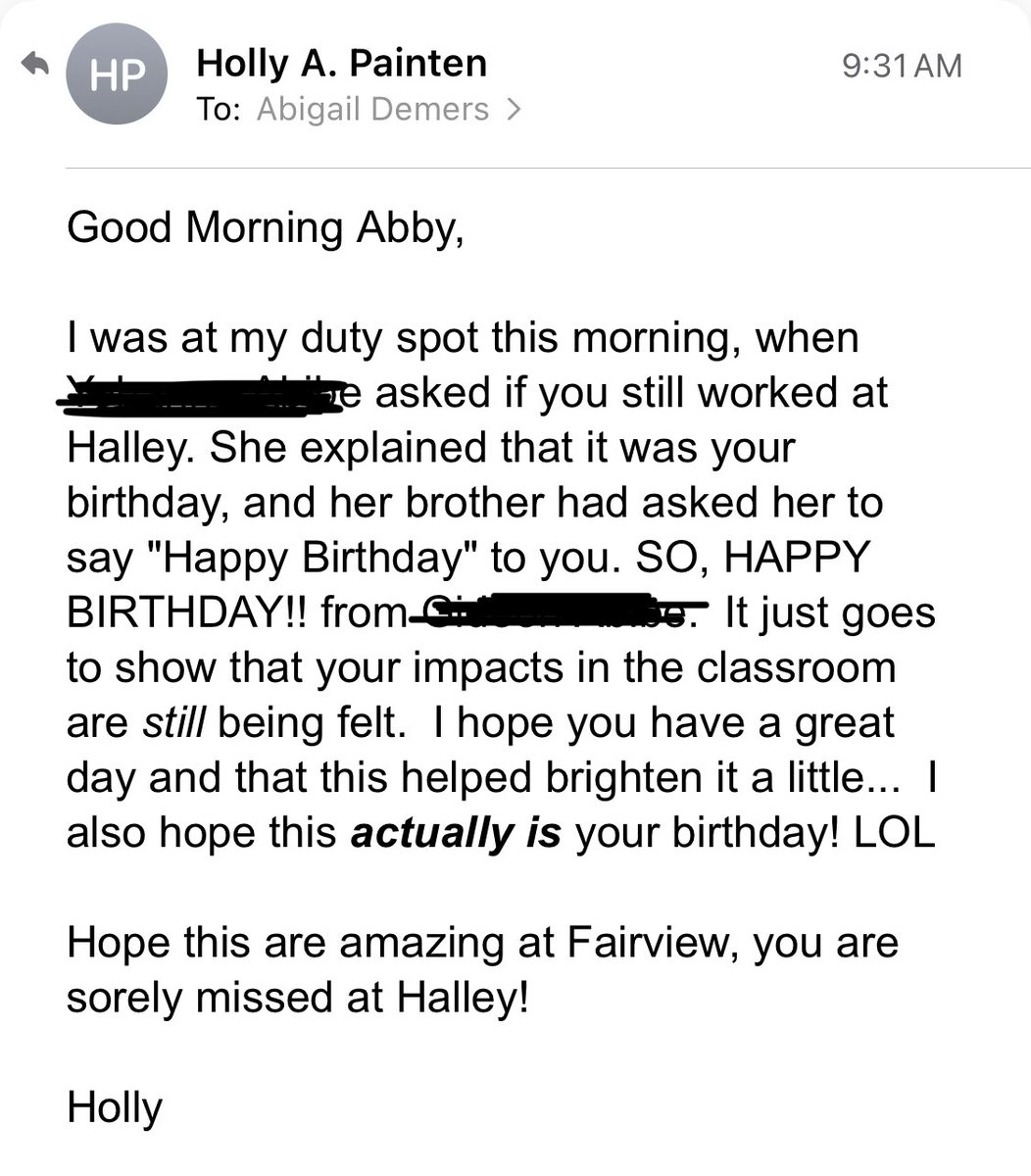 I had this student during my most challenging year. A year when I woke up and went to bed with headaches. A year where the stress was so unbearable, my self-worth had declined. I remember working hard to keep that smile on his face. Today, he puts a smile on mine ❤️.