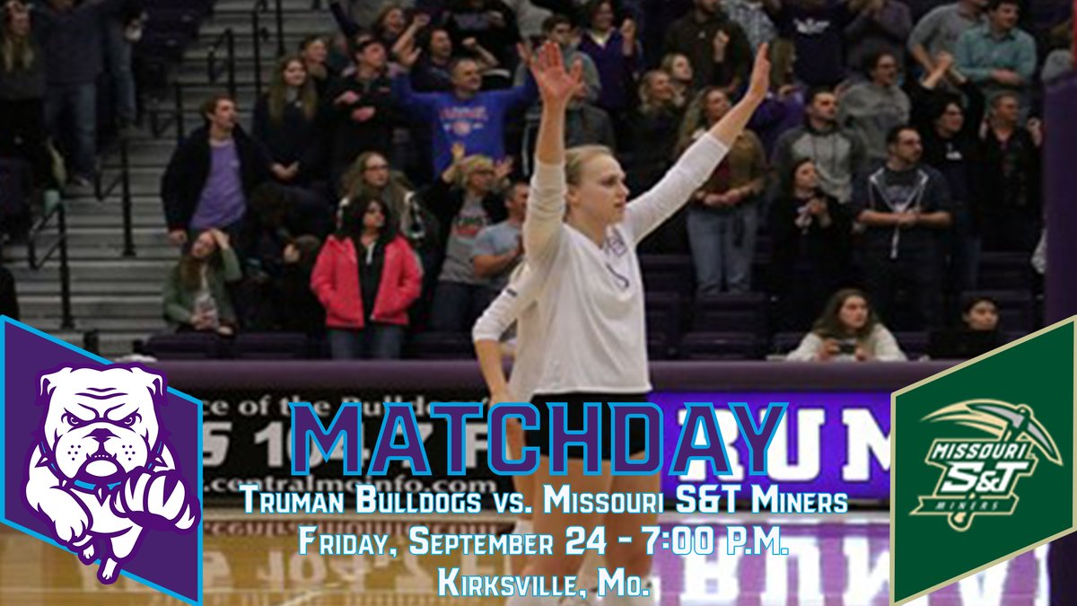 Truman Athletics (@trumanathletics) on Twitter photo <a href="/TrumanVB/">Truman State Volleyball</a> is coming home! The home opener for the Bulldogs is tonight as they take on Missouri S&T! Come out and support your Bulldogs!!
Stats: trumanbulldogs.com/sidearmstats/w…
Video: glvcsn.com/truman/
#BewareOfDog <a href="/TrumanVB/">Truman State Volleyball</a> is coming home! The home opener for the Bulldogs is tonight as they take on Missouri S&T! Come out and support your Bulldogs!!
Stats: trumanbulldogs.com/sidearmstats/w…
Video: glvcsn.com/truman/
#BewareOfDog