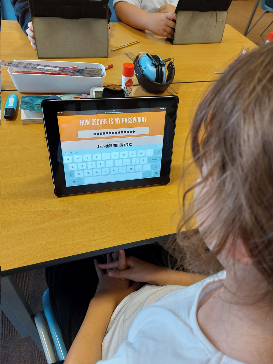 Miss_E_Lenton's tweet image. We have been investigating password security today in our computing and e-safety lesson. We found out that a few small changes can make our passwords much safer and stronger @Carrmillprimary #carrmillcomputing